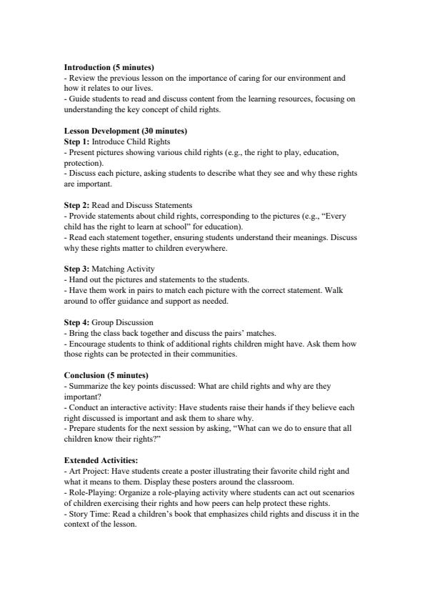 Page 3 – Grade 2 Environmental Activities Lesson Plans Term 2 - Oxford – Kenyaplex