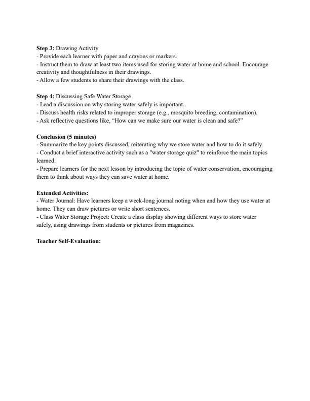 Page 4 – Grade 2 Environmental Activities Lesson Plans Term 3 - Our Lives Today – Kenyaplex