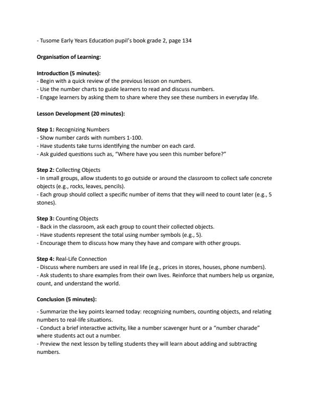 Page 2 – Grade 2 Mathematics Lesson Plans Term 3 - Tusome – Kenyaplex