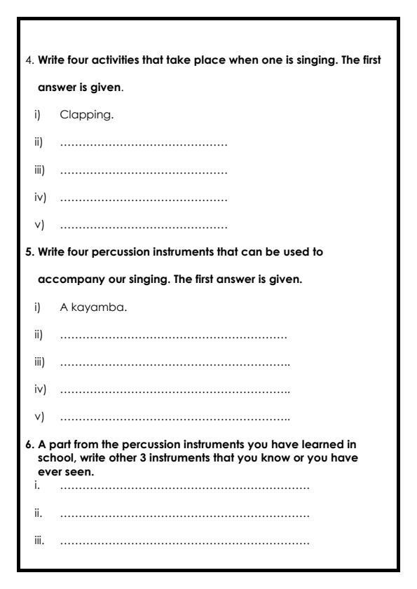 Page 3 – Grade 2 November/December 2025 Holiday Assignments - Set – Kenyaplex