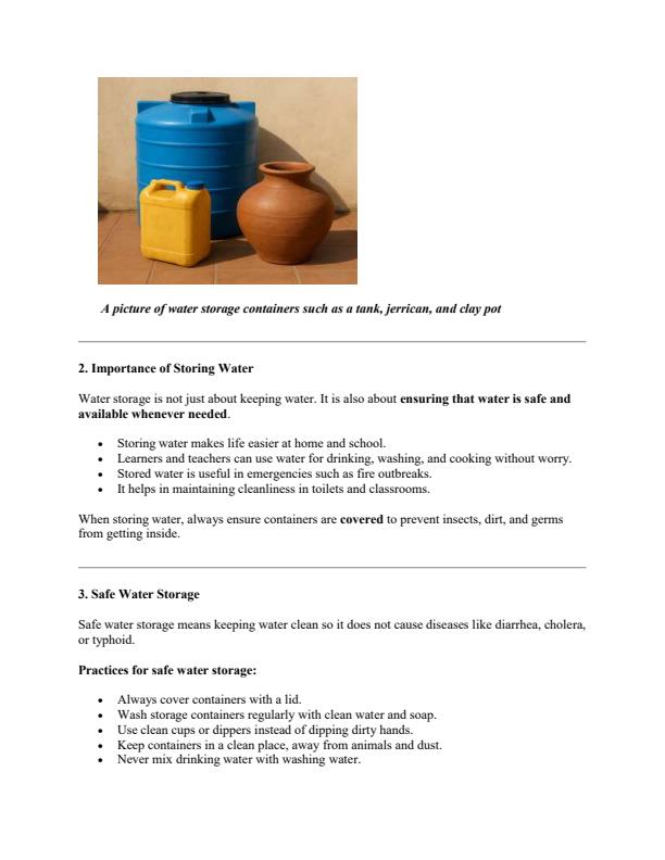 Page 2 – Grade 2 Rationalized Environmental Activities Notes Term 3 – Kenyaplex