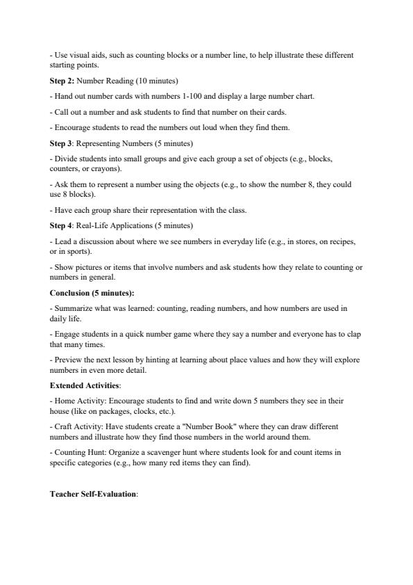 Page 2 – Grade 2 Rationalized Mathematics Lesson Plans Term 1 - Mentor – Kenyaplex