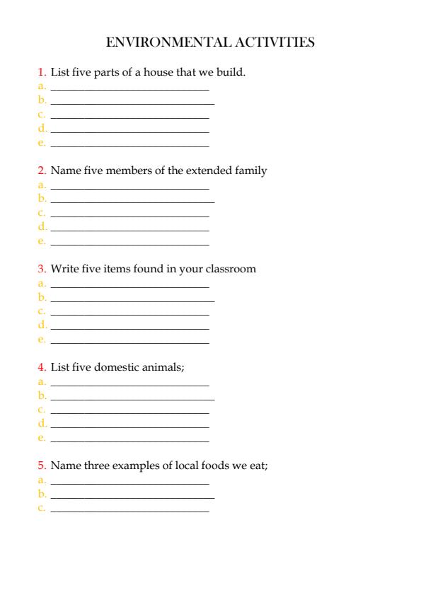 Page 2 – Grade 3 December Holiday Assignments 2023 Set 2 – Kenyaplex