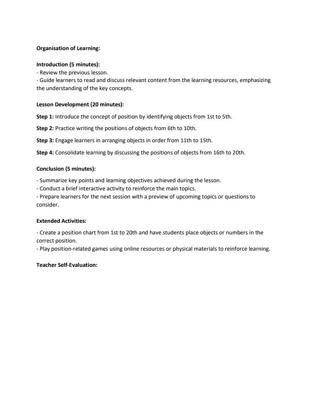 Page 2 – Grade 3 Mathematics Lesson Plans Term 3 - KLB Tusome – Kenyaplex