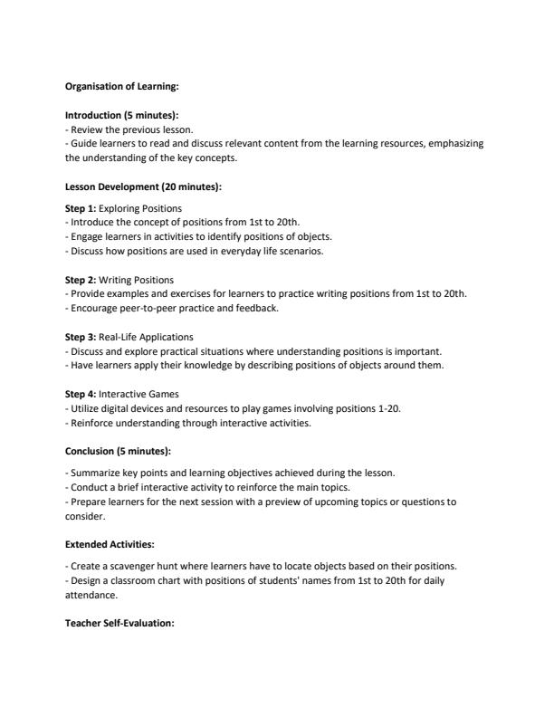 Page 4 – Grade 3 Mathematics Lesson Plans Term 3 - KLB Tusome – Kenyaplex