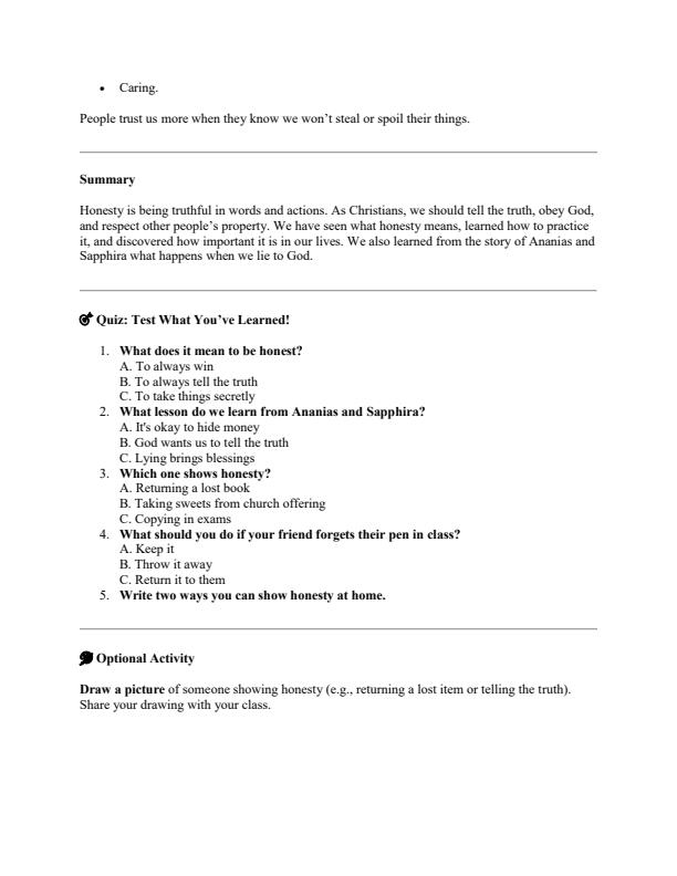 Page 3 – Grade 3 Rationalized CRE Notes Term 3 – Kenyaplex