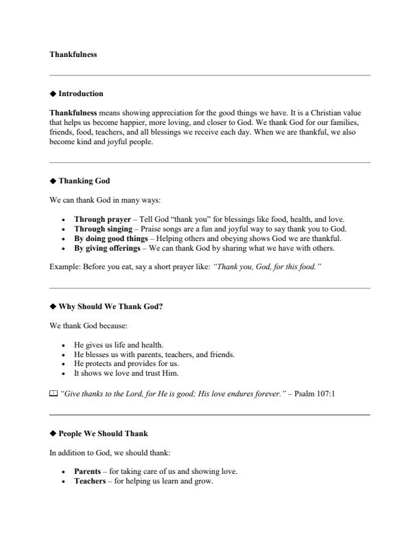 Page 4 – Grade 3 Rationalized CRE Notes Term 3 – Kenyaplex
