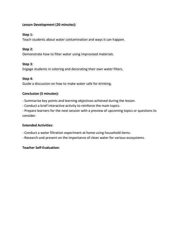 Page 4 – Grade 3 Rationalized Environmental Activities Lesson Plans Term 3 – Kenyaplex