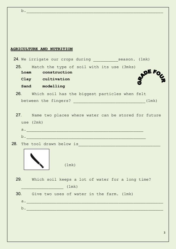 Page 4 – Grade 4 April 2025 Holiday Assignments - Set – Kenyaplex