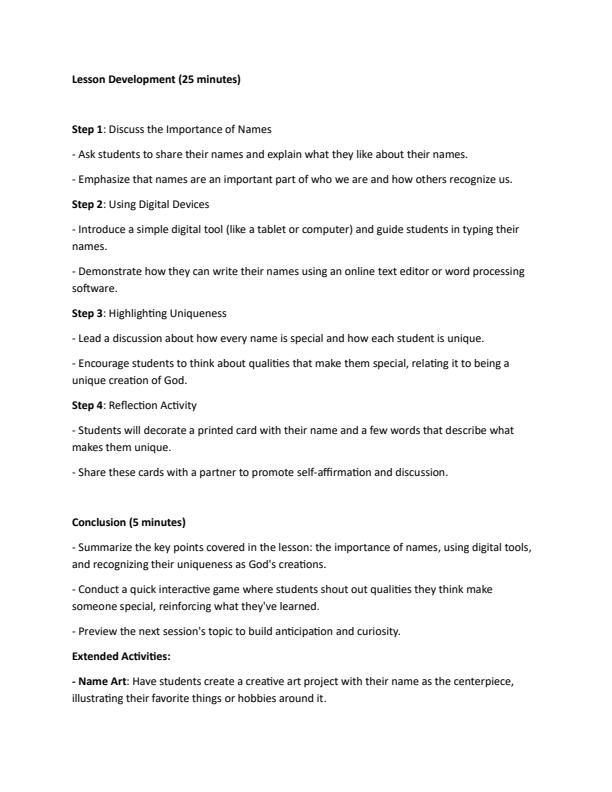 Page 2 – Grade 4 CRE Lesson Plans Term 1 - Super Minds – Kenyaplex