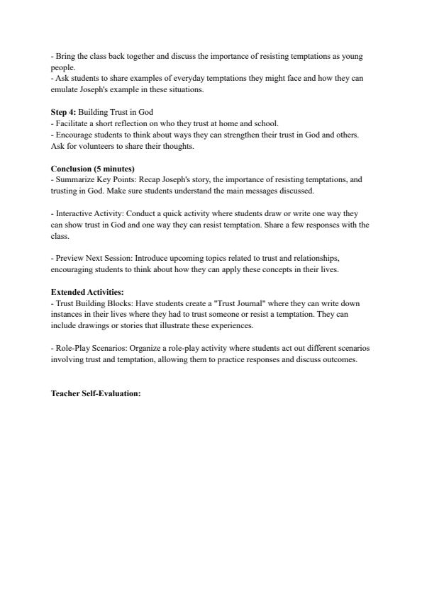 Page 2 – Grade 4 CRE Lesson Plans Term 3 - Super Minds – Kenyaplex