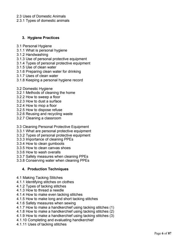 Page 2 – Grade 4 Complete Agriculture and Nutrition Lesson Notes Term 1, Term 2, Term 3 – Kenyaplex
