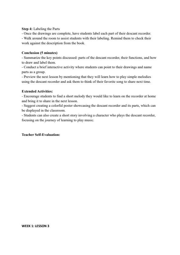 Page 4 – Grade 4 Creative Arts Lesson Plans Term 3 - Champion – Kenyaplex