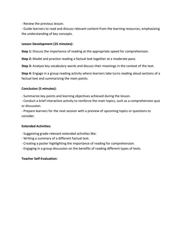 Page 4 – Grade 4 English Lesson Plans Term 3 - Longhorn – Kenyaplex