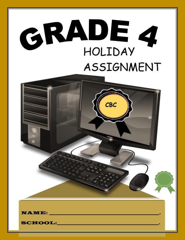 Page 1 – Grade 4 November/December 2025 Holiday Assignments - Set – Kenyaplex