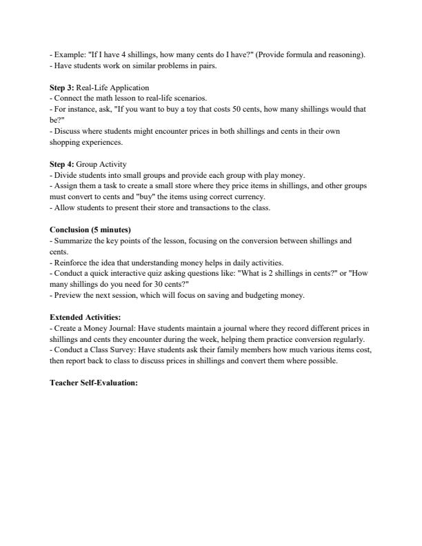 Page 2 – Grade 4 Rationalized Mathematics Lesson Plans Term 3 – Kenyaplex