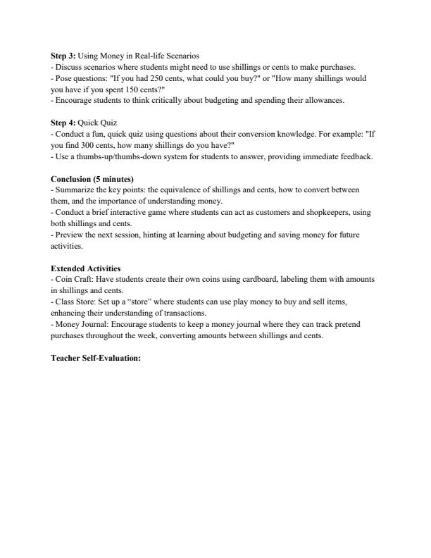 Page 4 – Grade 4 Rationalized Mathematics Lesson Plans Term 3 – Kenyaplex