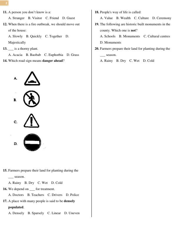 Page 2 – Grade 4 Social Studies Activities April 2026 Holiday Assignment – Kenyaplex