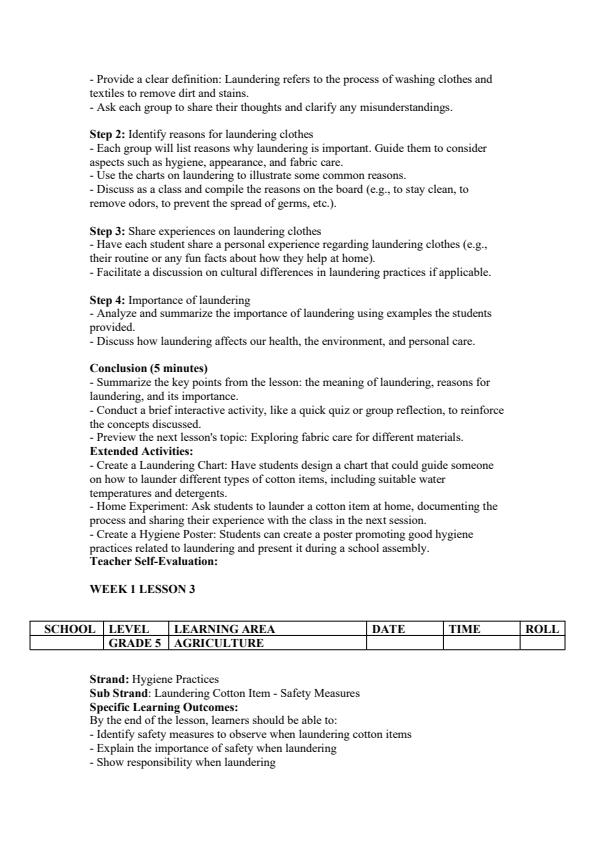 Page 3 – Grade 5 Agriculture Lesson Plans Term 3 - Oxford Modern Agriculture – Kenyaplex