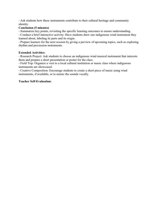 Page 2 – Grade 5 Creative Arts and Sports Lesson Plans Term 1 - Champion Creative Arts – Kenyaplex