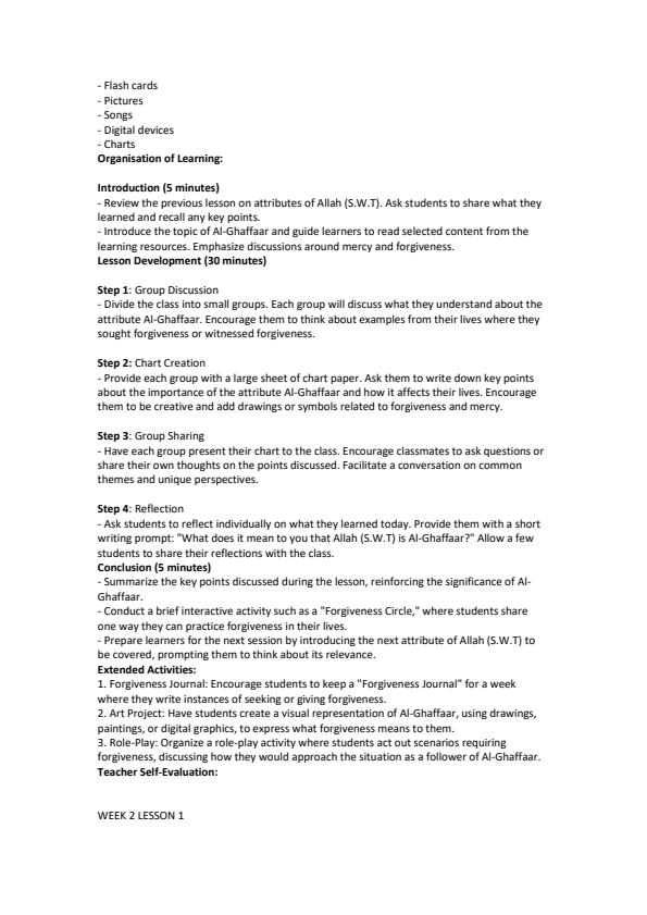 Page 4 – Grade 5 IRE Lesson Plans Term 2 - KLB Visionary – Kenyaplex