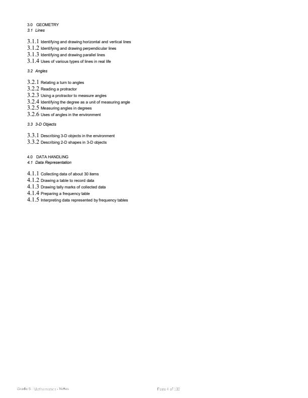 Page 4 – Grade 5 Mathematics Notes Complete Term 1, Term 2, Term 3 – Kenyaplex