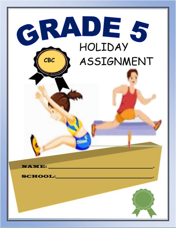 Page 1 – Grade 5 November/December 2025 Holiday Assignments - Set – Kenyaplex