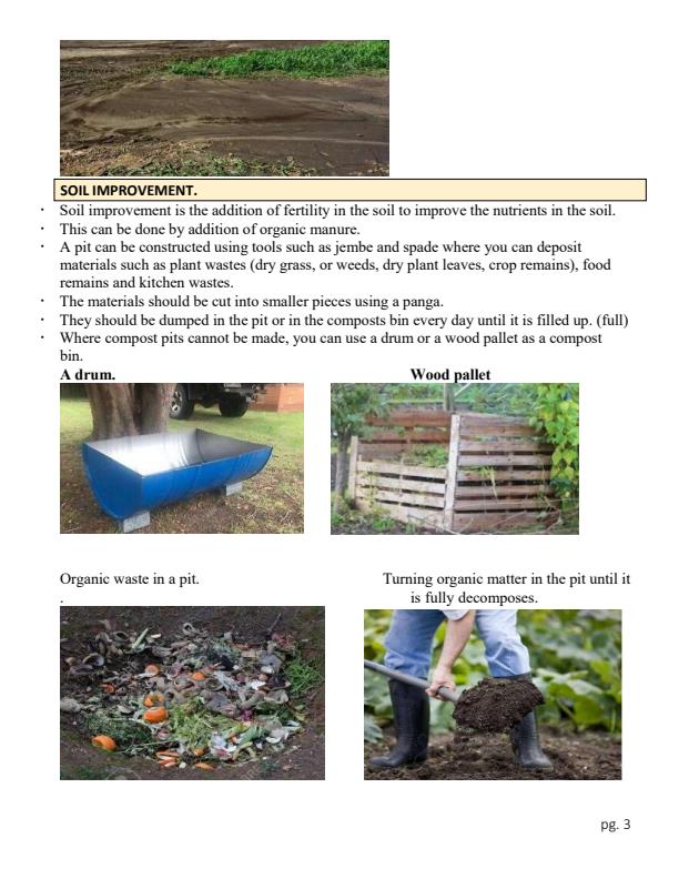 Page 3 – Grade 5 Rationalized Agriculture and Nutrition Notes Term 1,2,3  Updated  – Kenyaplex