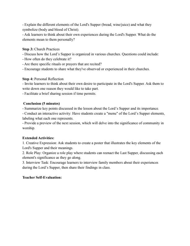 Page 4 – Grade 5 Rationalized CRE Lesson Plans Term 3 – Kenyaplex