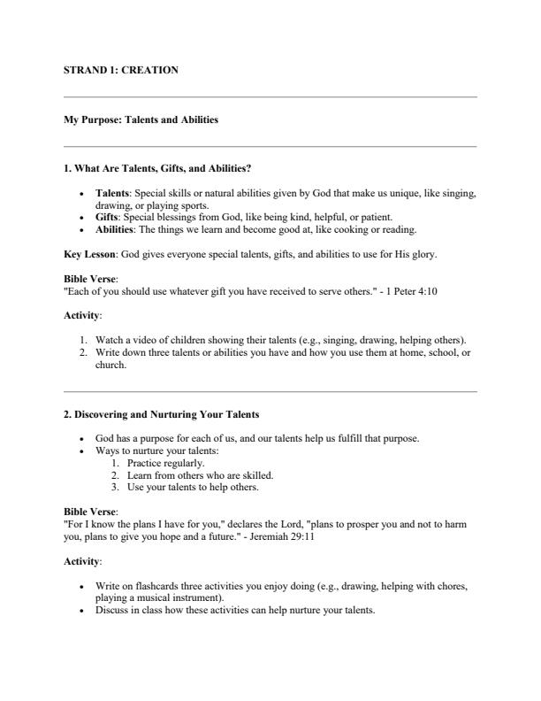 Page 1 – Grade 5 Rationalized CRE Notes Term 1 – Kenyaplex