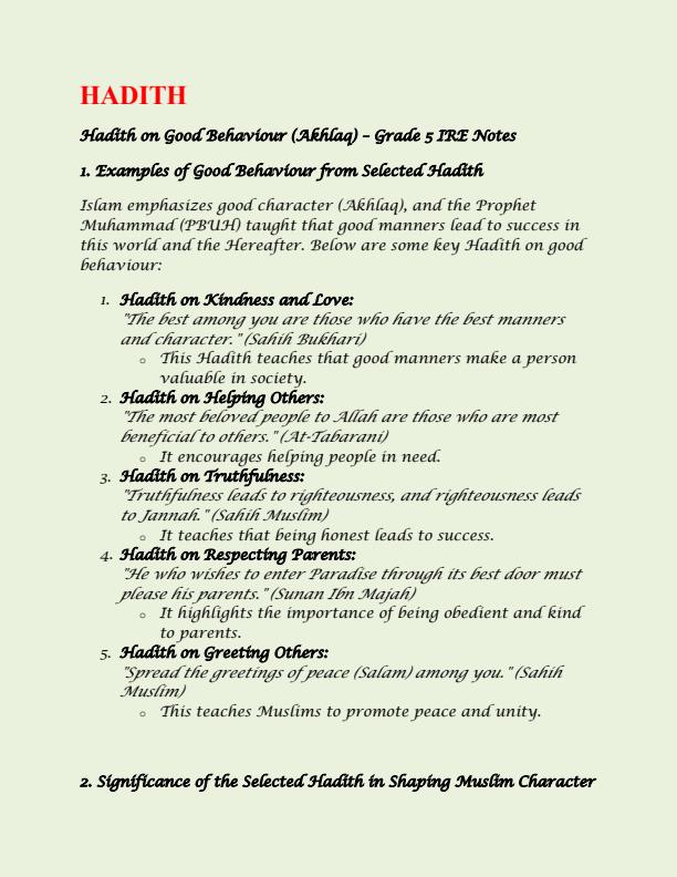 Page 4 – Grade 5 Rationalized IRE Notes Term 1, Term 2, Term 3 – Kenyaplex