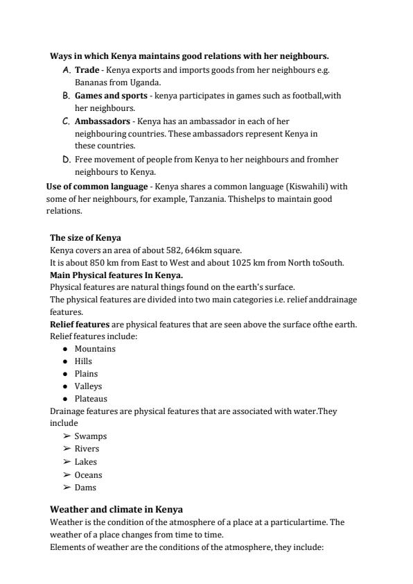 Page 4 – Grade 5 Social Studies Activities Lesson Notes Term 1, Term 2, Term 3 – Kenyaplex
