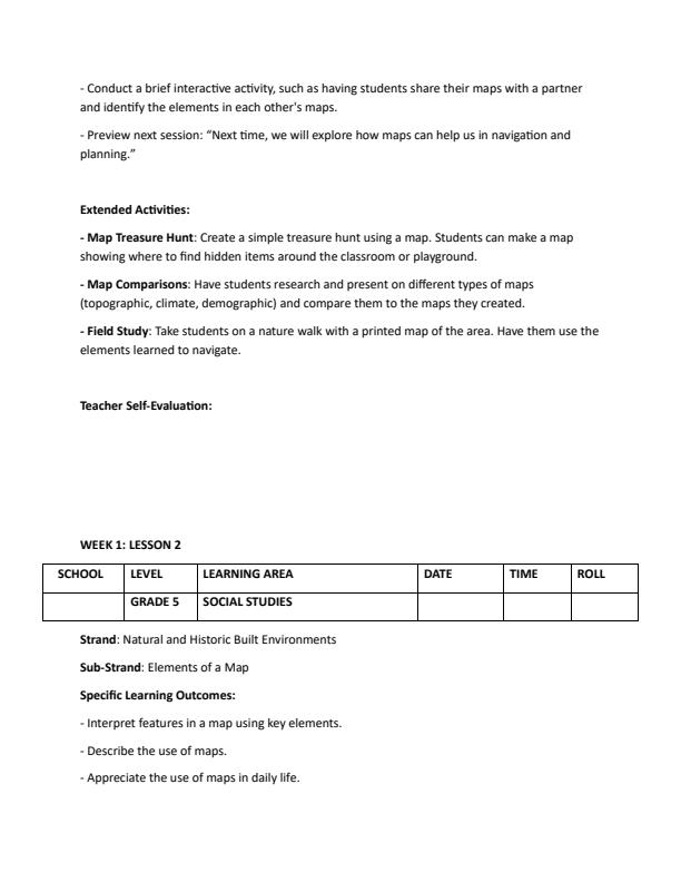 Page 3 – Grade 5 Social Studies Lesson Plans Term 1 - Super Minds – Kenyaplex