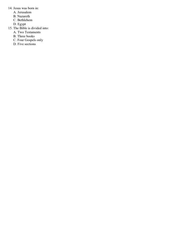 Page 2 – Grade 6 CRE April 2026 Holiday Assignment – Kenyaplex