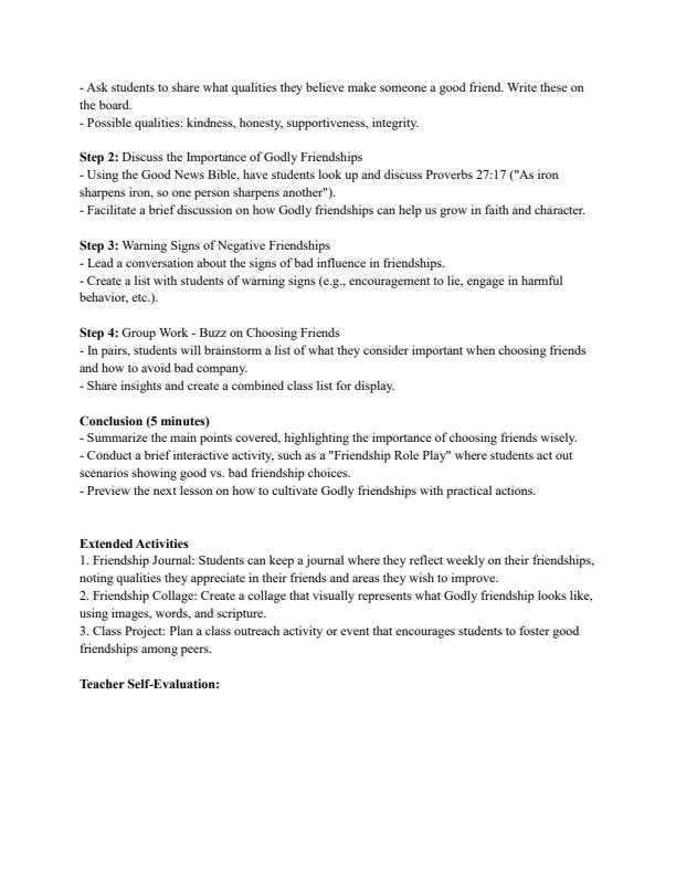 Page 2 – Grade 6 CRE Lesson Plans Term 3 - Mentor – Kenyaplex