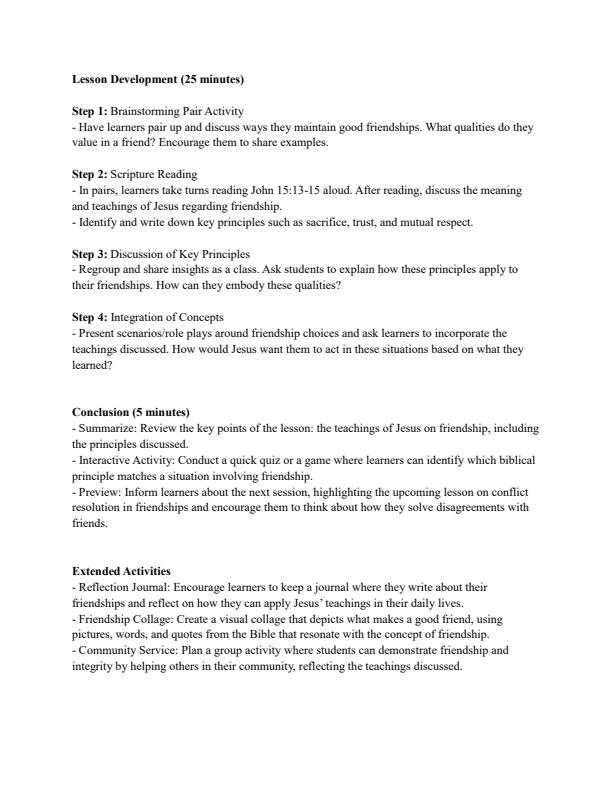Page 4 – Grade 6 CRE Lesson Plans Term 3 - Mentor – Kenyaplex