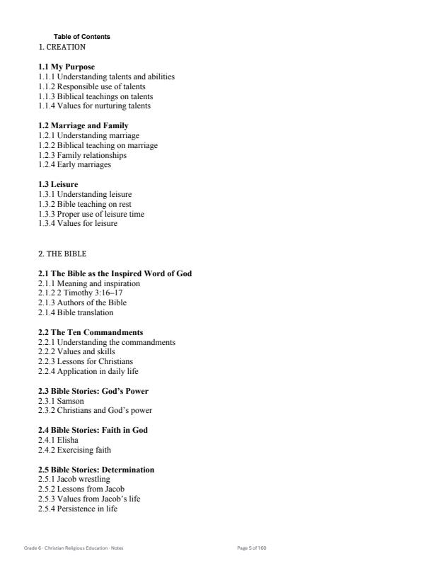 Page 1 – Grade 6 CRE Notes Complete Term 1, Term 2, Term 3 (Updated) – Kenyaplex