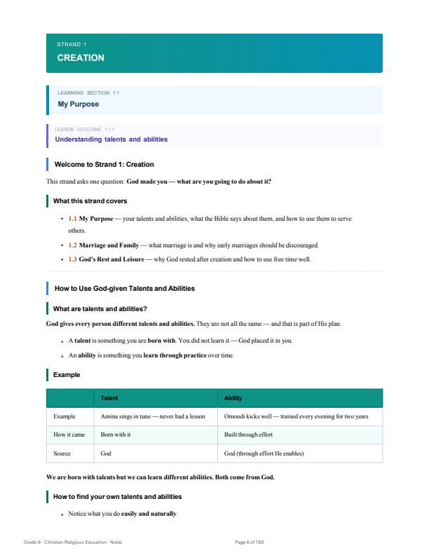 Page 4 – Grade 6 CRE Notes Complete Term 1, Term 2, Term 3 (Updated) – Kenyaplex