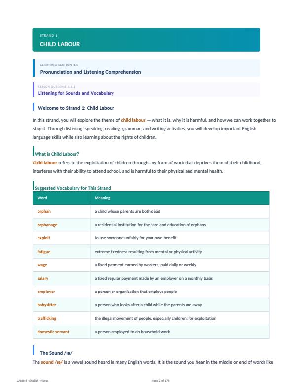Page 2 – Grade 6 English Notes Complete Term 1, Term 2, Term 3 (Updated) – Kenyaplex