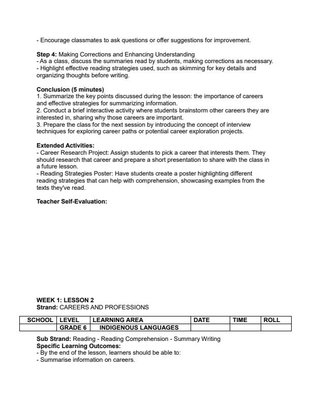 Page 2 – Grade 6 Indigenous Languages Lesson Plans Term 3 – Kenyaplex