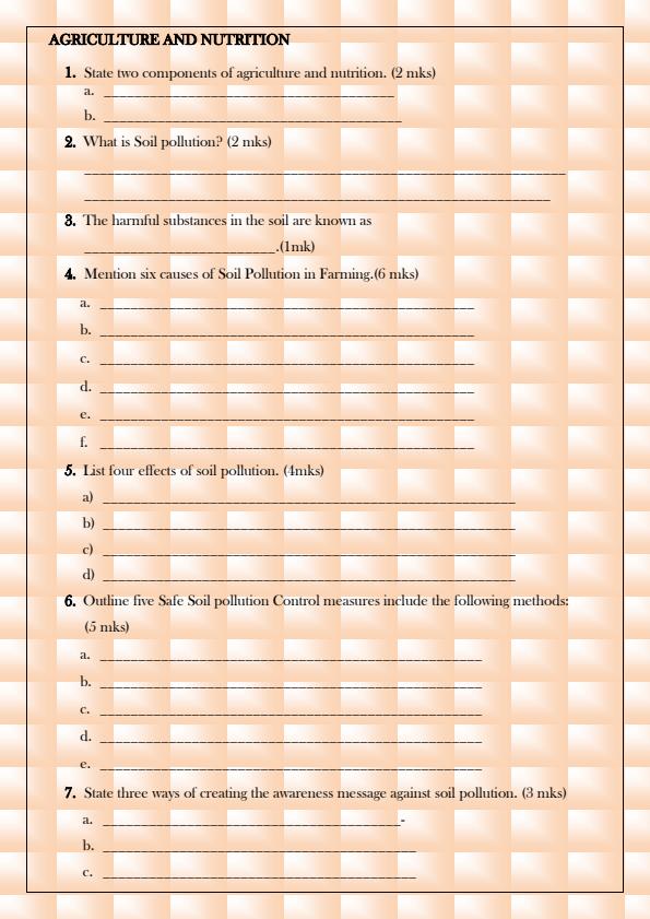 Page 2 – Grade 6 November/December 2025 Holiday Assignments - Set – Kenyaplex