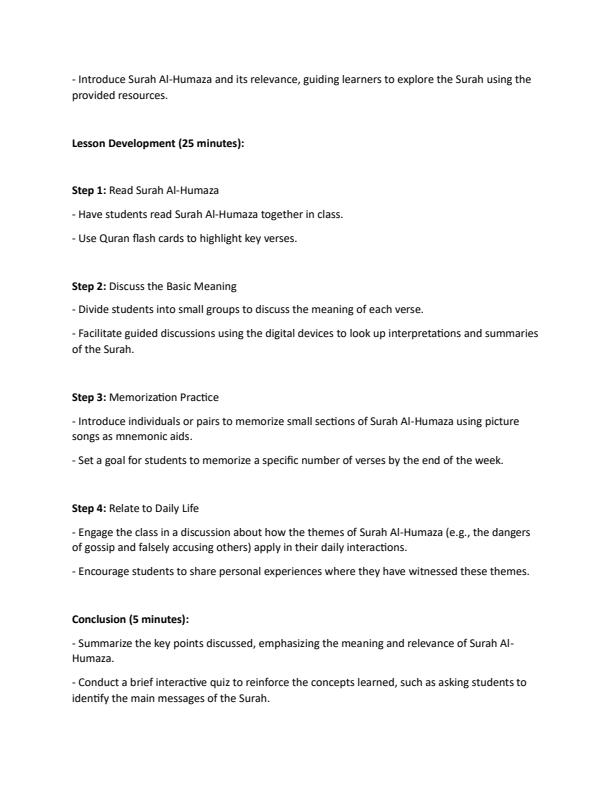 Page 2 – Grade 6 Rationalized Islamic Religious Education (IRE) Lesson Plans Term 1 – Kenyaplex