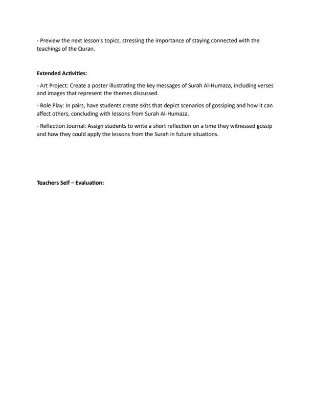 Page 3 – Grade 6 Rationalized Islamic Religious Education (IRE) Lesson Plans Term 1 – Kenyaplex