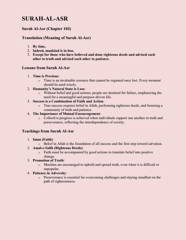 Page 4 – Grade 6 Rationalized Islamic Religious Education (IRE) Notes Term 1, 2 and 3 – Kenyaplex