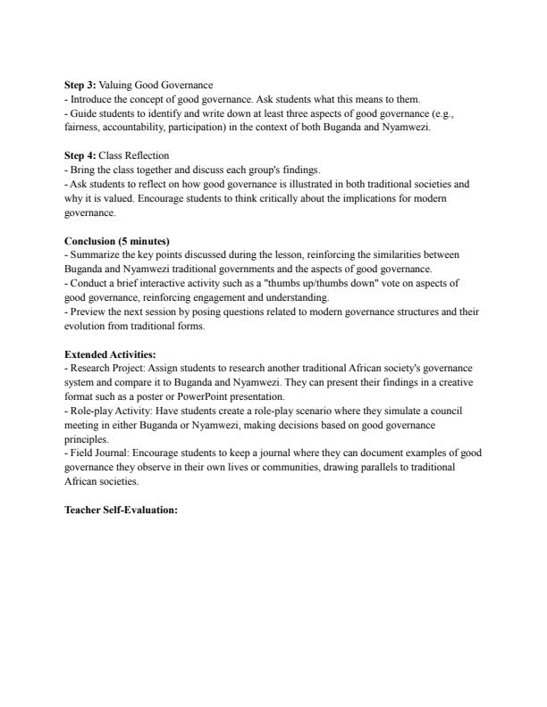 Page 4 – Grade 6 Rationalized Social Studies Lesson Plans Term 3 – Kenyaplex
