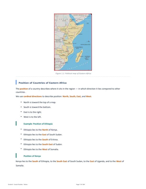 Page 2 – Grade 6 Social Studies Notes Complete Term 1, Term 2 and Term 3 (Updated) – Kenyaplex