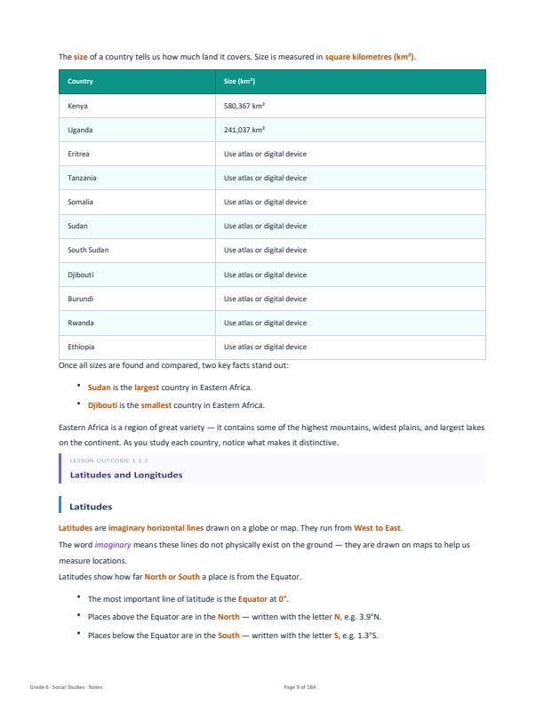 Page 4 – Grade 6 Social Studies Notes Complete Term 1, Term 2 and Term 3 (Updated) – Kenyaplex