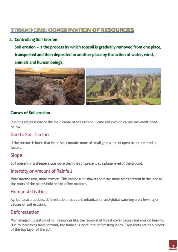 Page 2 – Grade 6 agriculture and Nutrition Complete Notes - Term 1, Term 2, Term 3 – Kenyaplex