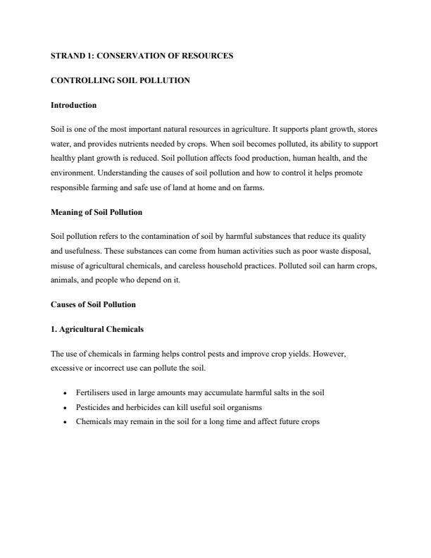 Page 2 – Grade 7 Agriculture and Nutrition Notes Term 1 – Kenyaplex