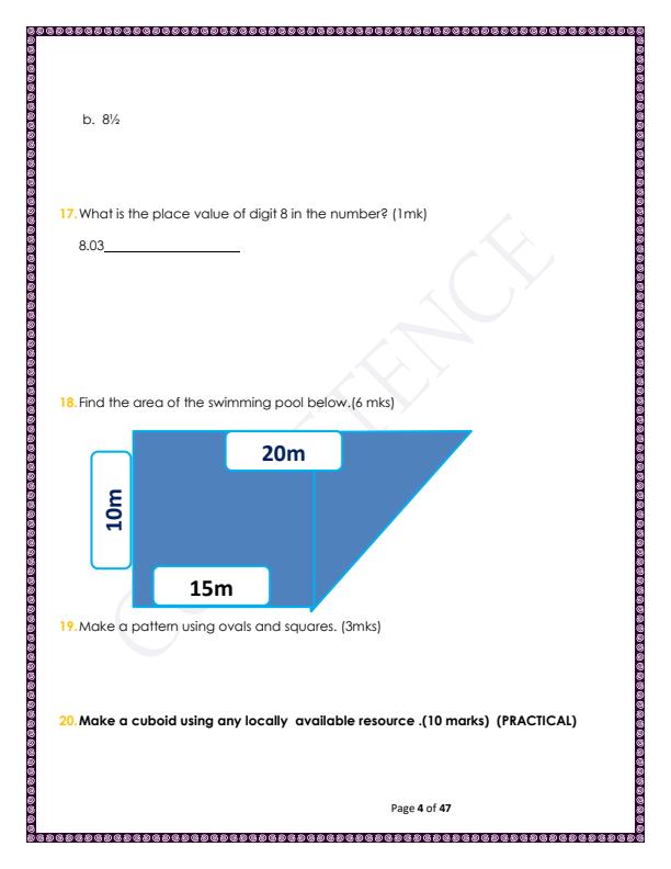 Page 4 – Grade 7 April 2024 Holiday Assignments – Kenyaplex